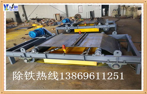 帶式除鐵器，遼寧帶式除鐵器布置_強(qiáng)磁遼寧帶式除鐵器布置工作原理構(gòu)造選型_廠家 